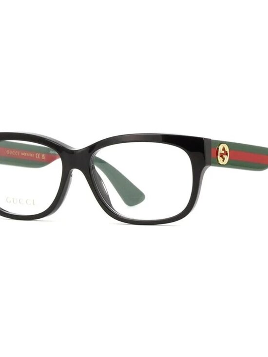 NEW GUCCI EYEGLASSES BLACK UNISEX EYEWEAR GUCCI GG0278O 011 - Picture 2 of 4
